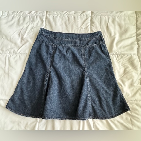 Vintage Y2K Chaps Denim Midi Skirt - Picture 2 of 12